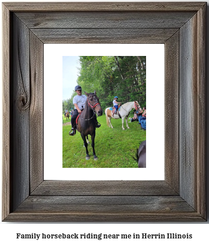 family horseback riding near me in Herrin, Illinois